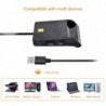AccesoriosUTHAI - Lector de tarjetas inteligentes - para tarjeta bancaria / SIM / IC / ID / EMV / SD / TF / MMC / USB - ISO /...
