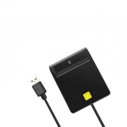 AccesoriosUTHAI - Lector de tarjetas inteligentes - para tarjeta bancaria / SIM / IC / ID / EMV / SD / TF / MMC / USB - ISO /...