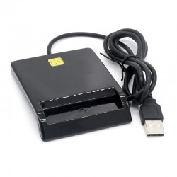 AccesoriosUTHAI - Lector de tarjetas inteligentes - para tarjeta bancaria / SIM / IC / ID / EMV / SD / TF / MMC / USB - ISO /...