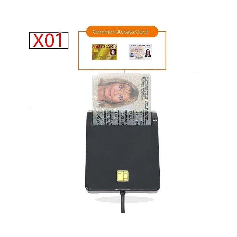 UTHAI - Smart card reader - for bank card / SIM / IC / ID / EMV / SD / TF / MMC / USB - ISO / Windows / Linux / OSAccessories