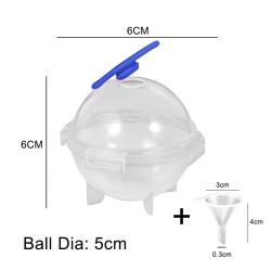 BarMolde de plástico para cubitos de hielo - bola redonda - 5cm