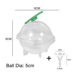 BarMolde de plástico para cubitos de hielo - bola redonda - 5cm