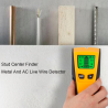 3 in 1 - stud center finder metal / AC live wire detectorMeasurement