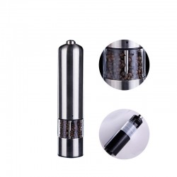 Electric salt / pepper mill grinder - stainless steelMills - Grinders