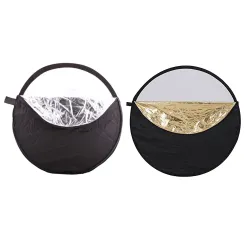 CámaraReflector de fotografía 5 en 1 - disco redondo plegable - con bolsa - 60cm
