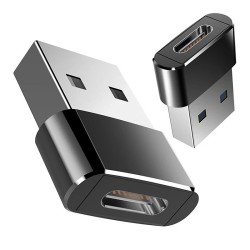 AccesoriosUSB a tipo C - Adaptador OTG - USB-C - macho a micro USB tipo C hembra - conversor - 2 piezas