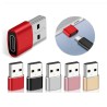 AccesoriosUSB a tipo C - Adaptador OTG - USB-C - macho a micro USB tipo C hembra - conversor - 2 piezas