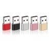 AccesoriosUSB a tipo C - Adaptador OTG - USB-C - macho a micro USB tipo C hembra - conversor - 2 piezas