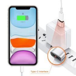 AccesoriosUSB a tipo C - Adaptador OTG - USB-C - macho a micro USB tipo C hembra - conversor - 2 piezas