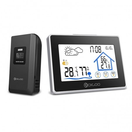 Wireless touch screen thermometer - indoor / outdoorMeasurement