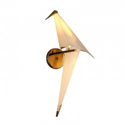 LED wall lamp - origami paper bird designWall lights