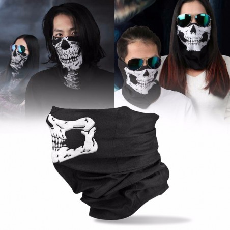 MáscaraMascarilla con estampado de calavera - pasamontañas