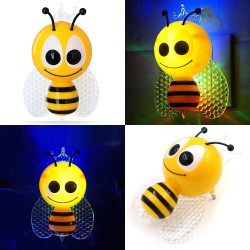 LED night light - wall plug - with sensor - cartoon beeLights & lighting