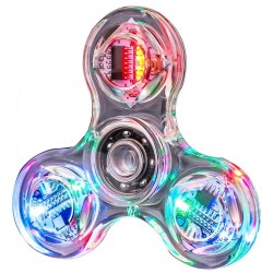 Luminous fidget spinner - transparent pattern - LED- glow in the darkFidget Spinner