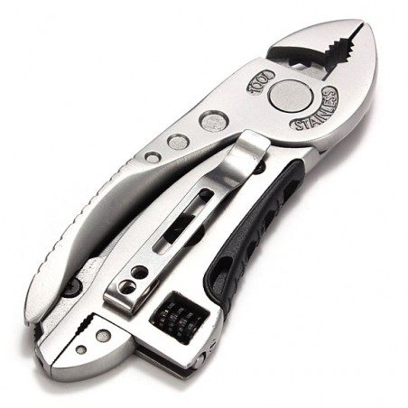 Llave inglesaMultiherramienta - llave ajustable - alicates - acero inoxidable