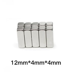 N35 - neodymium magnet - strong block - 12 * 4 * 4mm - 10 piecesN35