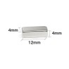 N35 - neodymium magnet - strong block - 12 * 4 * 4mm - 10 piecesN35