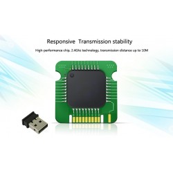 TecladosTeclado inalámbrico con ratón/receptor USB 2.4G