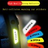 OPEN - anti-collision warning stickers for car doors - reflective 4 piecesStickers