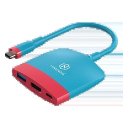 Nintendo SwitchConector HDMI TV para Nintendo Switch - estación de acoplamiento - USB C - 4K
