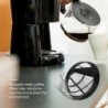 Filtros de caféFiltro de café reutilizable - malla de nailon - lavable - para 8-12
