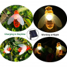 NavidadLuces LED con abejas - jardín - energía solar - luces navideñas