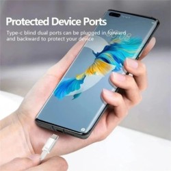 CablesCable de datos de carga ultrarrápida USB a tipo C de 120 W y 10 A para Samsung, Xiaomi y Huawei
