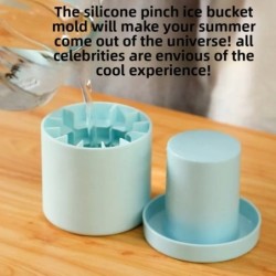 ToolsSilicone Molds Kitchen Accessories Ice Cube Maker Ice Tray Water Bottle Mould Cooler Bucket Tools Gadgets Dining Bar Hom...