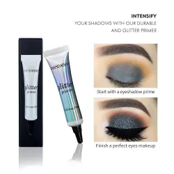 MaquillajePrebase de sombra de ojos con purpurina - resistente al agua