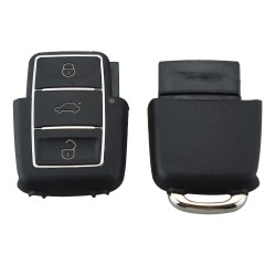 LlavesVW Jetta Beetle - 3 botón - cuchilla sin cortar - caja de llave de coche remoto - shell