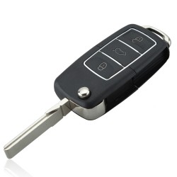 LlavesVW Jetta Beetle - 3 botón - cuchilla sin cortar - caja de llave de coche remoto - shell