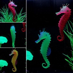 AcuarioAquarium Fish Tank Artificial Luminous Sea Horse