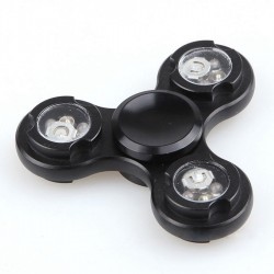 Hilandero inquietoFidget de dedo ligero Led - husillo de mano de aluminio