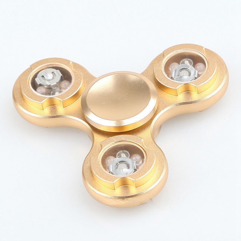 Led light finger fidget - aluminum hand spinnerFidget Spinner