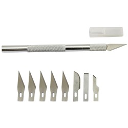 Cuchillos & multitools9 cuchillas - tallado de madera - corte de alimentos - artesanía - cuchillo grabado - bisturí - herrami...