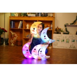 Animales de pelucheMuñeca de luna con colorido Luces de plomo 35 cm