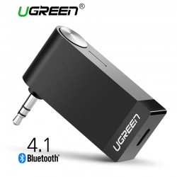 CablesUgreen inalámbrico Bluetooth receptor 3.5mm Jack Audio Adaptador de música con micrófono