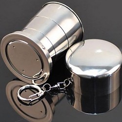 Mini Stainless Steel Portable Travel Telescopic Folding Cup 75mlOutdoor & Camping