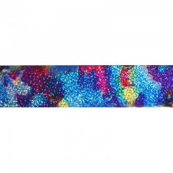 pegatinas de uñasGradiente cielo estrellado - papel holográfico azul - clavo de aluminio - pegatina de arte - 1m