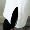 Moda femeninaLong Loose Embroidery Knitted Sweater Cardigan
