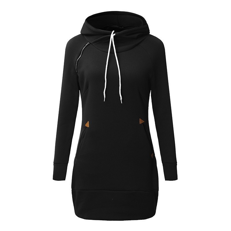 VestidosMini vestido con capucha - suéter VestidosMini vestido con capucha - suéter