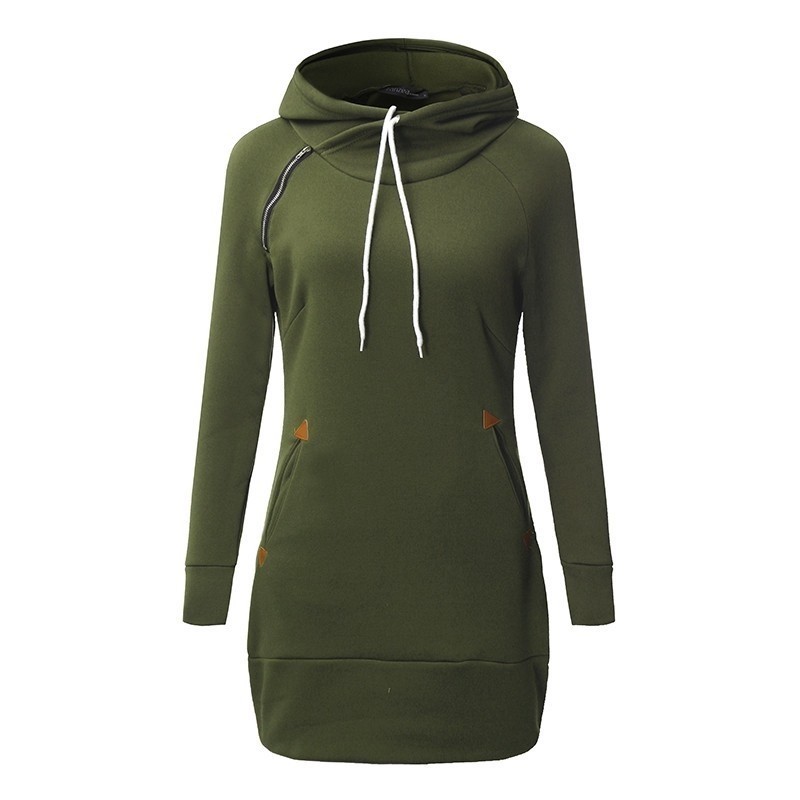VestidosMini vestido con capucha - suéter VestidosMini vestido con capucha - suéter