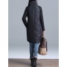 Turtleneck Loose Patchwork Tunic Winter DressDresses