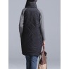 VestidosTurtleneck Loose Patchwork Tunic Winter Dress