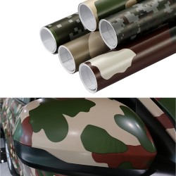 PegatinasCoche - motocicleta camuflaje vinilo PVC envoltura - pegatina - calcomanía - 30 * 100cm