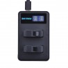 Batería y CargadoresGoPro Hero 5 6 1600mAh Batería LCD doble cargador USB 2pcs