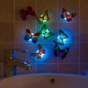 ApliquesColorido artificial mariposa de la noche LED luz de la lámpara de la pared pegatina