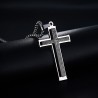 Cross with Spanish bible - stainless steel necklace - unisexNecklaces