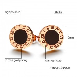 Roman numerals letters stud earringsEarrings
