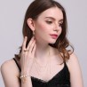 Conjuntos de joyas3 collar de capas  Pendientes Joyería Set